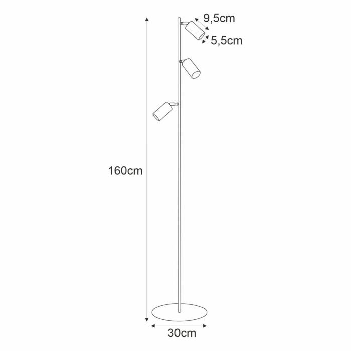 Pastatotamas šviestuvas (toršeras) MATI - Image 2