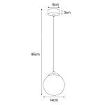 Pakabinamas šviestuvas SAVIA - Image 2