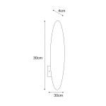 Sieninis šviestuvas TALAR - Image 2