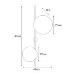 Sieninis šviestuvas TALAR - Image 2