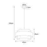 Pakabinamas šviestuvas AMOS - Image 2