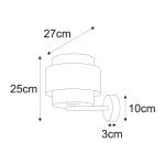 Sieninis šviestuvas AMOS - Image 2